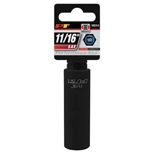 Performance Tool M844 1/2 Dr. Impact Socket, 11/16
