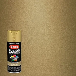 Krylon Fusion K02770007 All-In-1 Spray Paint for In/Outdoor Metallic Gold 12 Oz - view 2