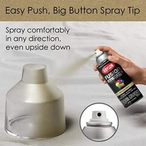 Krylon Fusion K02770007 All-In-1 Spray Paint for In/Outdoor Metallic Gold 12 Oz - view 4