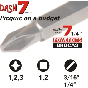Picquic Dash 7 Multi-Bit Screwdriver With Seven Bits (47123) - view 4