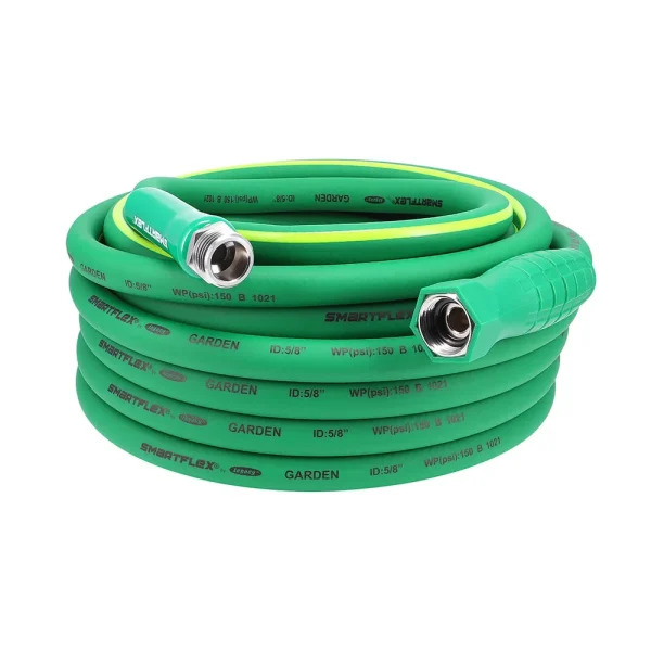 Flexzilla SmartFlex Garden Hose 5/8″ x 50′, Hybrid Green (HSFG550GR)