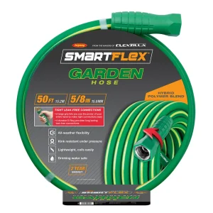Flexzilla SmartFlex Garden Hose 5/8″ x 50′, Hybrid Green (HSFG550GR) - view 3