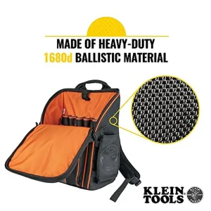 Klein Tools 55482 Tool Bag Backpack, Tradesman Pro Tool Organizer w/ 21 Pockets - view 4