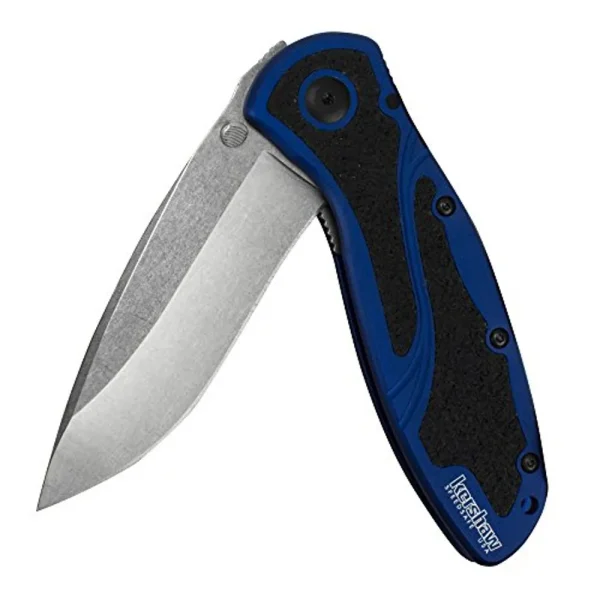 Kershaw 1670NBSW Blur – Navy Blue, Stonewash