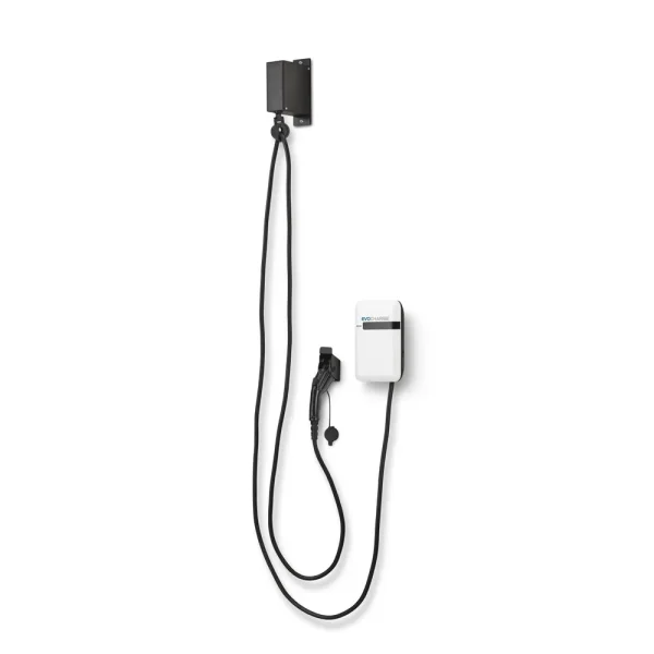 EvoCharge EVSE Wall-Mount with 25′ Cable & Retractor (EVC3AA0B2A1A1)