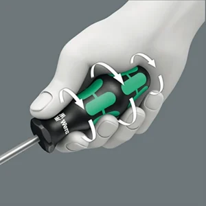 Wera 05008055001 Kraftform Plus 335 Slotted Screwdriver, 5.5mm Head, 6″ Length - view 3