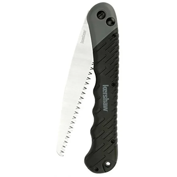 Kershaw 2555 Taskmaster Saw 9 1/4″ Closed. 7″ Black Powder Coated High Carbon