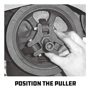 Powerbuilt 647774 Harmonic Damper Pulley Puller Set KIT136, Specialty Tools - view 2