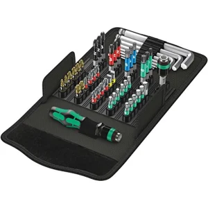 Wera 05057460001 Kk 100 52 Pc Very Compact Pouch Set Metric