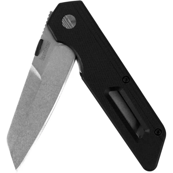 Kershaw 2050 Mixtape Pocketknife; 3.1 Inch 8Cr13MoV Stonewashed Stainless Steel