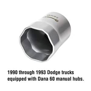 Powerbuilt 647067 Alltrade 2-9/16″ 6 Pt. Rounded Wheel Bearing Lock Nut Socket - view 2