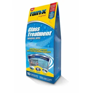 Rain-X 630021 Original Water Repellent Glass Cleaner Wipes – 10 Count
