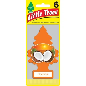 Little Trees Air Fresheners 6-Pack Coconut