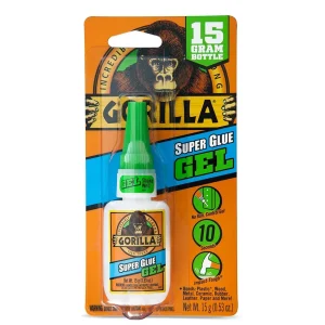 Gorilla Glue 7600101 Super Glue Gel, 15 g, Clear