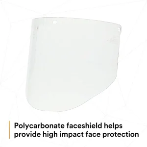 3M WP96 Clear Polycarbonate Replacement Faceshield (82701) - view 3