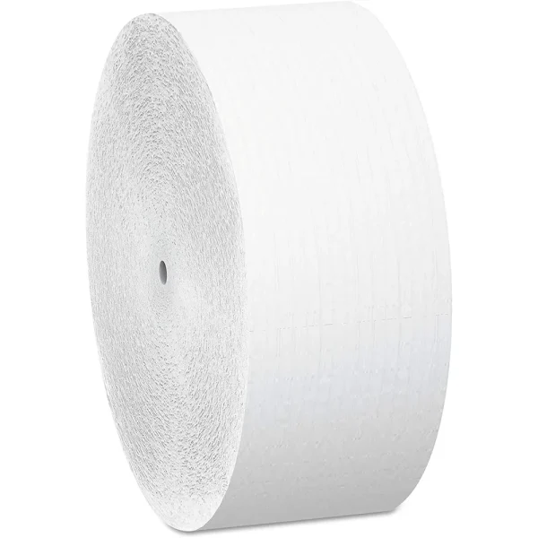 Scott Coreless Jumbo Roll Toilet Paper (07006) 2-Ply, White, Case of 12 Rolls 150′