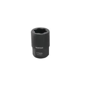 11MM 3/8” DRIVE HEX GRIP IMPACT SOCKET