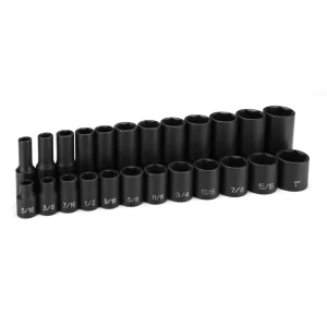 Grey Pneumatic 3/8″ Drive Standard & Deep Length Impact Set (1224RD) - view 2