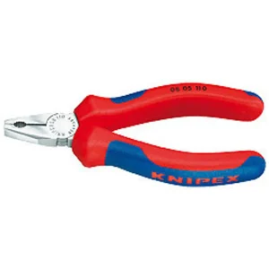 Knipex 4 1/4-Inch Combination Pliers, Black Atramentized with Multi-Component Grips (0805110)