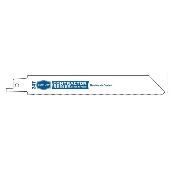 Century Drill Contractor Bi-Metal Reciprocating Saw Blades 6″ x 24TPI (07724)
