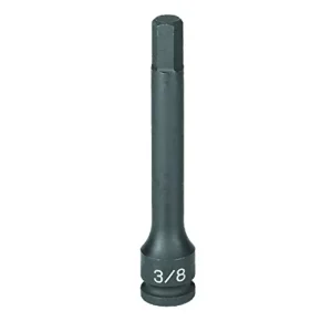 Grey Pneumatic 3/8″ Drive x 7/32″ Hex Driver 4″ Length Socket (19074F)