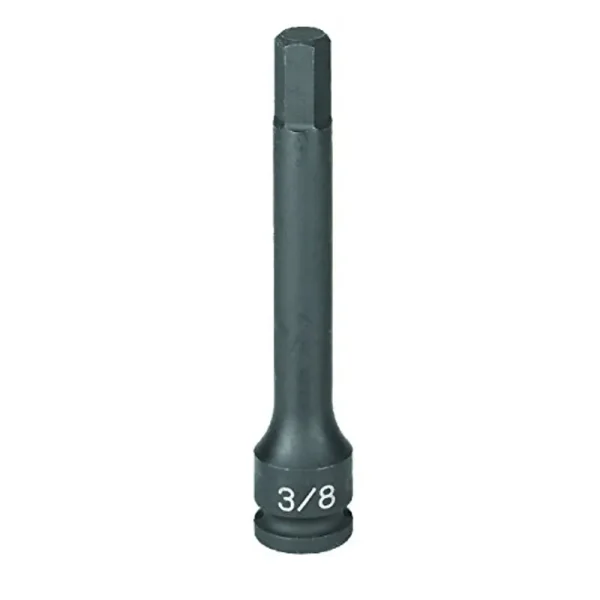 Grey Pneumatic 3/8″ Drive x 7/32″ Hex Driver 4″ Length Socket (19074F)