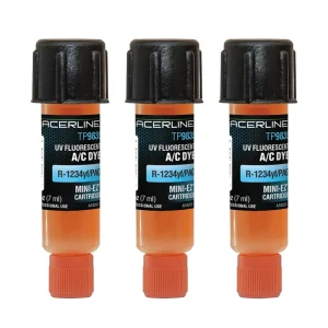 Tracerline TP9835-P3 Mini-EZ UV A/C Dye for R1234yf 0.25 oz, 3 Pack