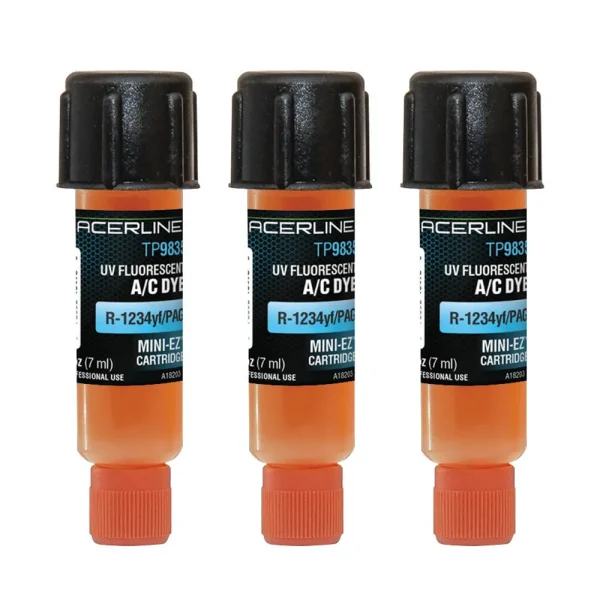 Tracerline TP9835-P3 Mini-EZ UV A/C Dye for R1234yf 0.25 oz, 3 Pack