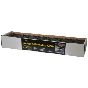 Pro-Series RSSTEPBOX Adhesive Rubber Step Cover 4 x 17 in