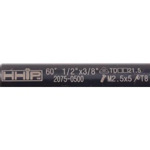 HHIP 1/2″ X 3/8 SHANK 1 FLUTE 60 DEGREE INDEXABLE DOVETAIL CUTTER (2075-0500) - view 4