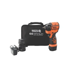 12V CORDLESS INFINIUM™ 1/4” STUBBY IMPACT WRENCH KIT – ORANGE