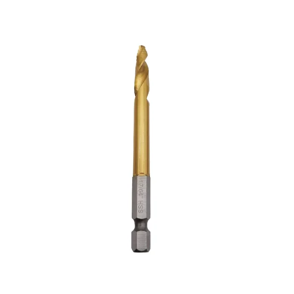 17/64″ HYPER-STEP QUICK-CHANGE HIGH SPEED STEEL STUBBY DRILL BIT