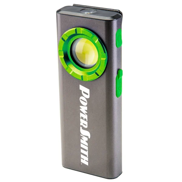 PowerSmith 1200 Lumen Rechargeable Work Light with Metal Housing (PLR12F2S)
