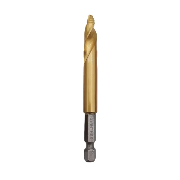 23/64″ HYPER-STEP QUICK-CHANGE HIGH SPEED STEEL STUBBY DRILL BIT