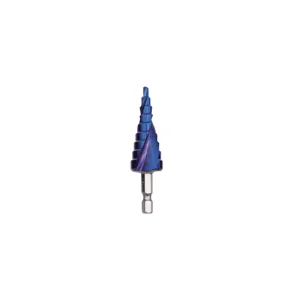 3/16″-7/8″ TITANIUM BLUE STEP DRILL