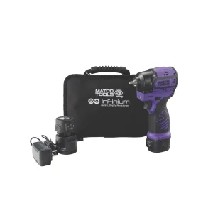 12V CORDLESS INFINIUM™ 1/4” STUBBY IMPACT WRENCH KIT – PURPLE