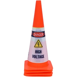 Cone Collars “Danger – High Voltage”