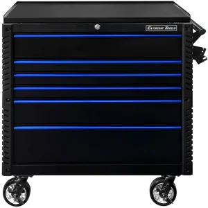 Extreme Tools® EX Tool Cart Series 41in W x 26in D 6-Drawer Tool Cart with Bumpers - view 3