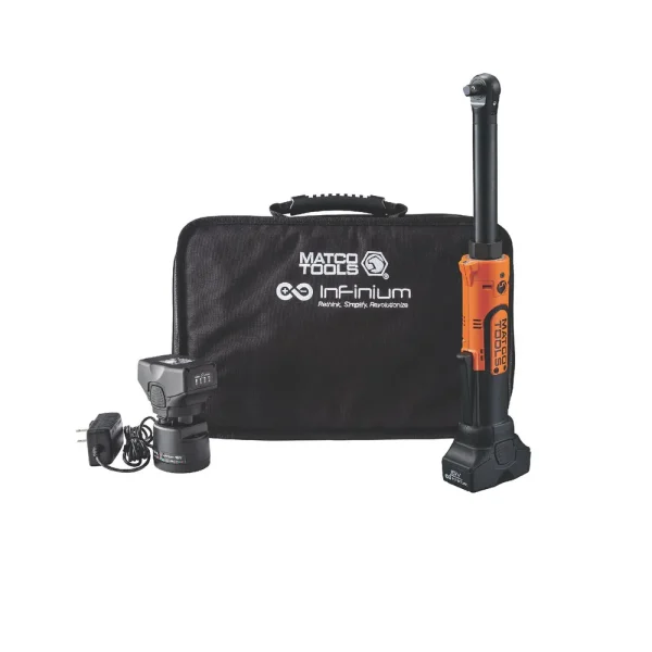 16V CORDLESS INFINIUM™ 3/8″ DRIVE EXTENDED RATCHET KIT – ORANGE