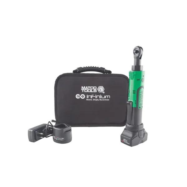 16V CORDLESS INFINIUM™ 1/4″ BRIDGED RATCHET KIT – GREEN