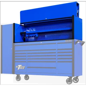 Extreme Tools® DX Series 72in W x 21in D Extreme Power Workstation Hutch - view 3