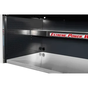 Extreme Tools® EXQ Series 72in W x 30in D Professional Extreme Power Workstation Hutch - view 2
