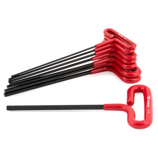 8 pc. SAE T-Handle Hex Key Set