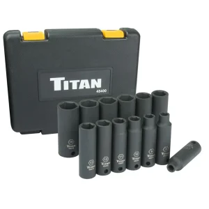 13 pc. 3/8 in. Drive Metric Deep Impact Socket Set - view 2