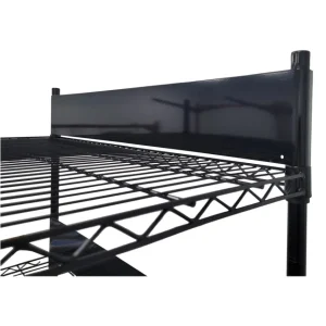 Galvanized Shelf with 4 Back Stops - view 3