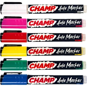 CHAMP® Auto Markers Assortment – Pack of 12