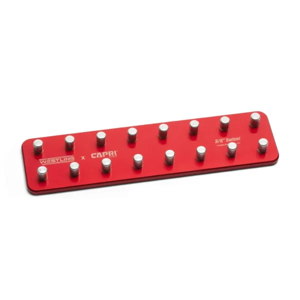 3/8″ Drive Premium 2 Row Aluminum Universal Socket Tray, SAE