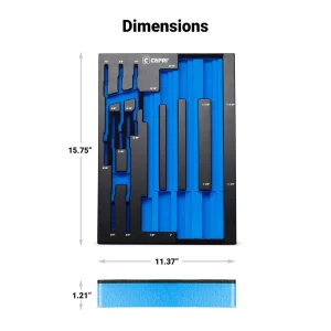 Mechanic’s Tray for 9-Piece Super Thin Wrench Set, SAE - view 2