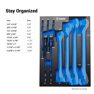 Mechanic’s Tray for 9-Piece Super Thin Wrench Set, SAE - view 3