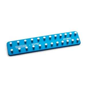 3/8″ Drive Premium 2 Row Aluminum Socket Trays Rail, Metric, 24 Pins